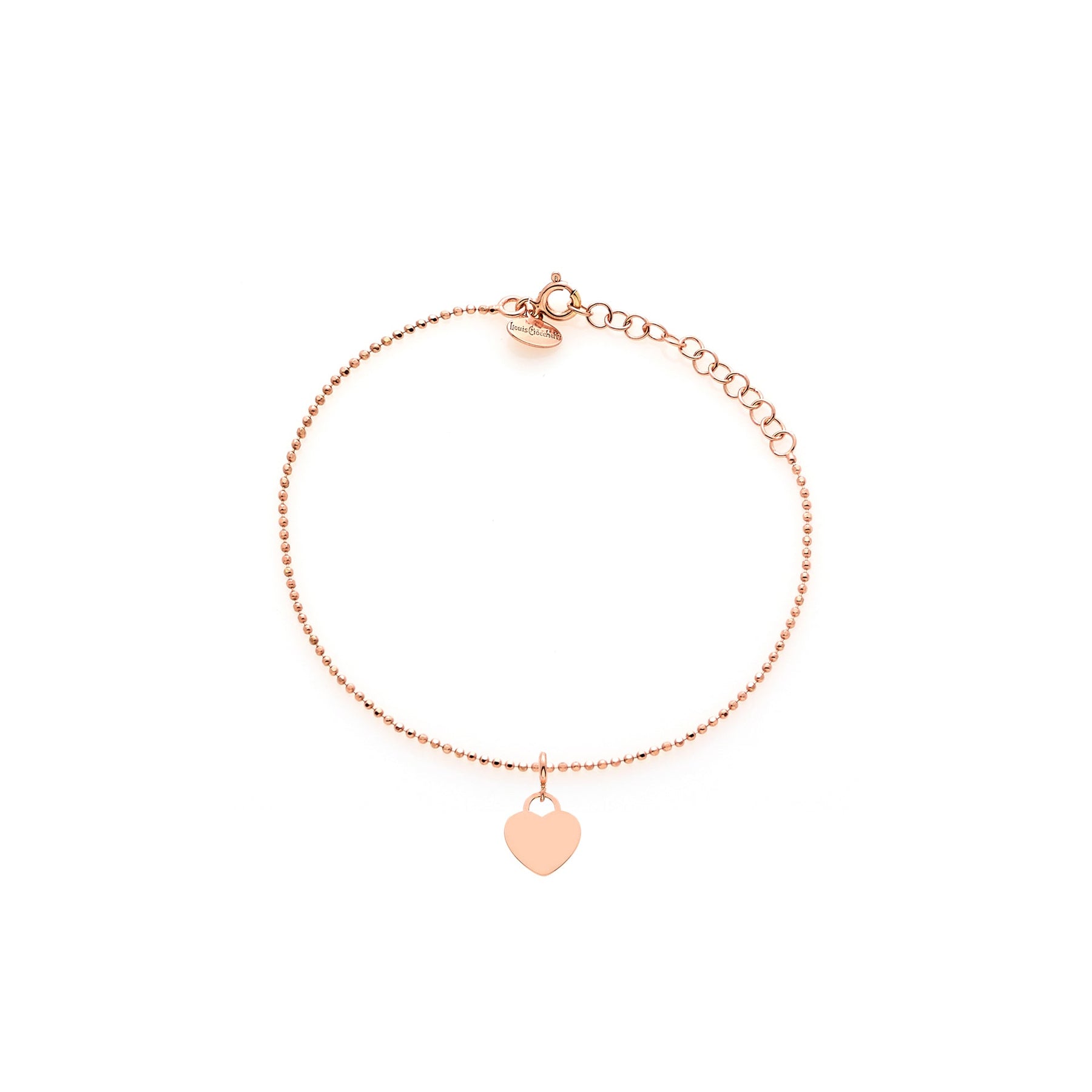 Diamond Ball Chain Bracelet in Rose Silver ref. LC177