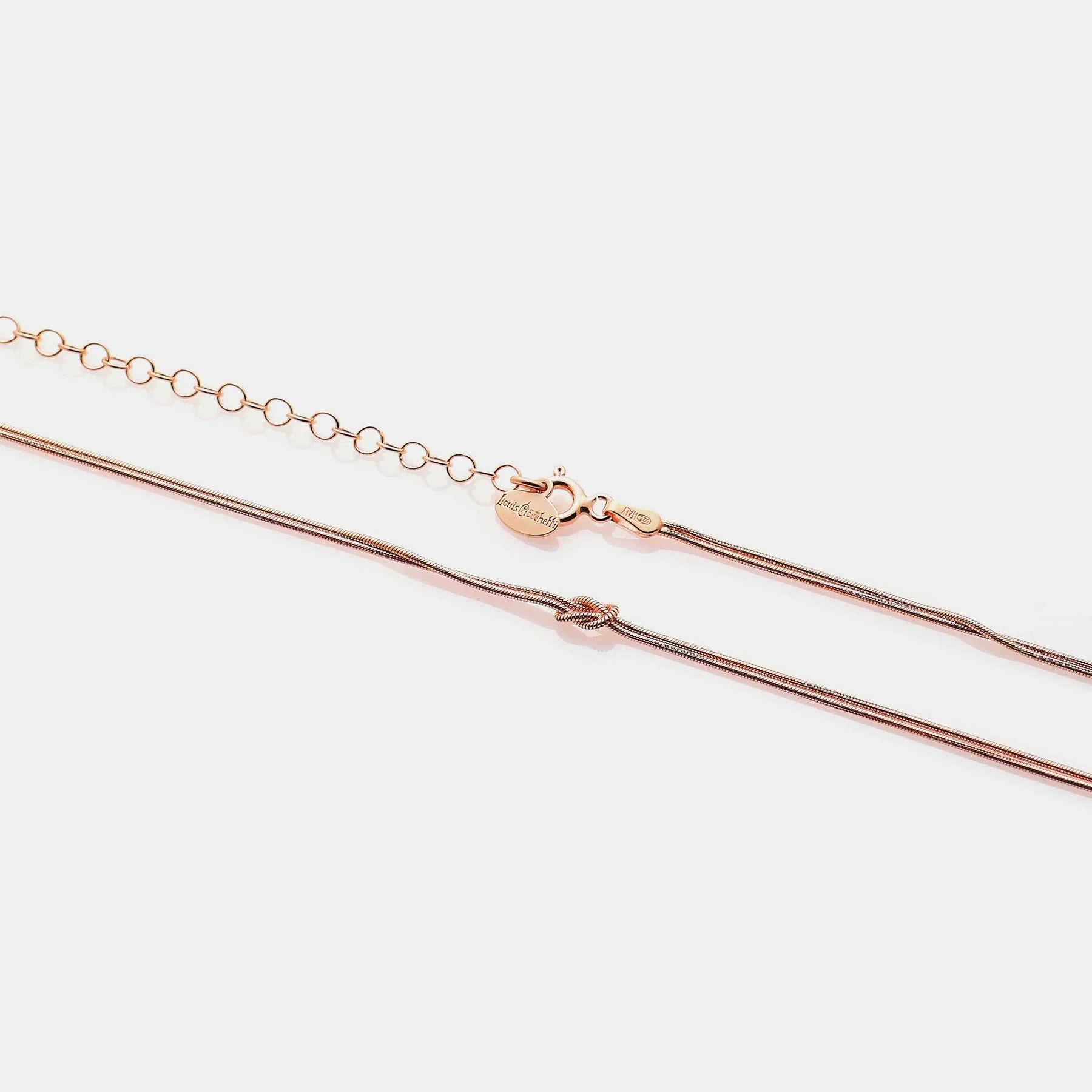 Soft Infinity Choker Necklace in 925 Silver
