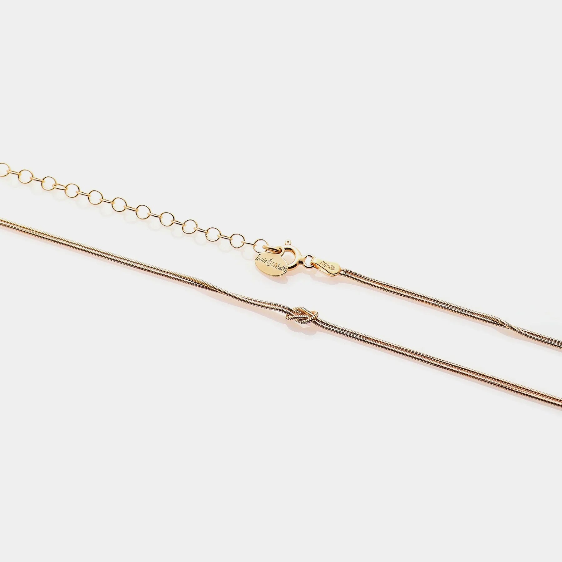 Soft Infinity Choker Necklace in 925 Silver