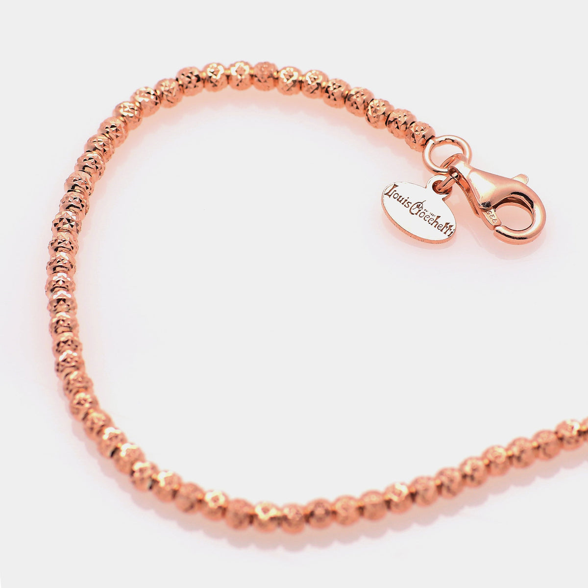 Rose gold plated silver necklace ref. LC17