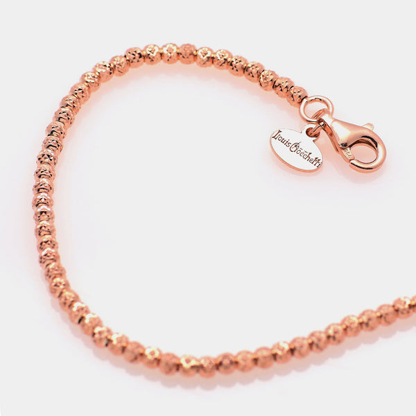 Rose gold plated silver necklace ref. LC17