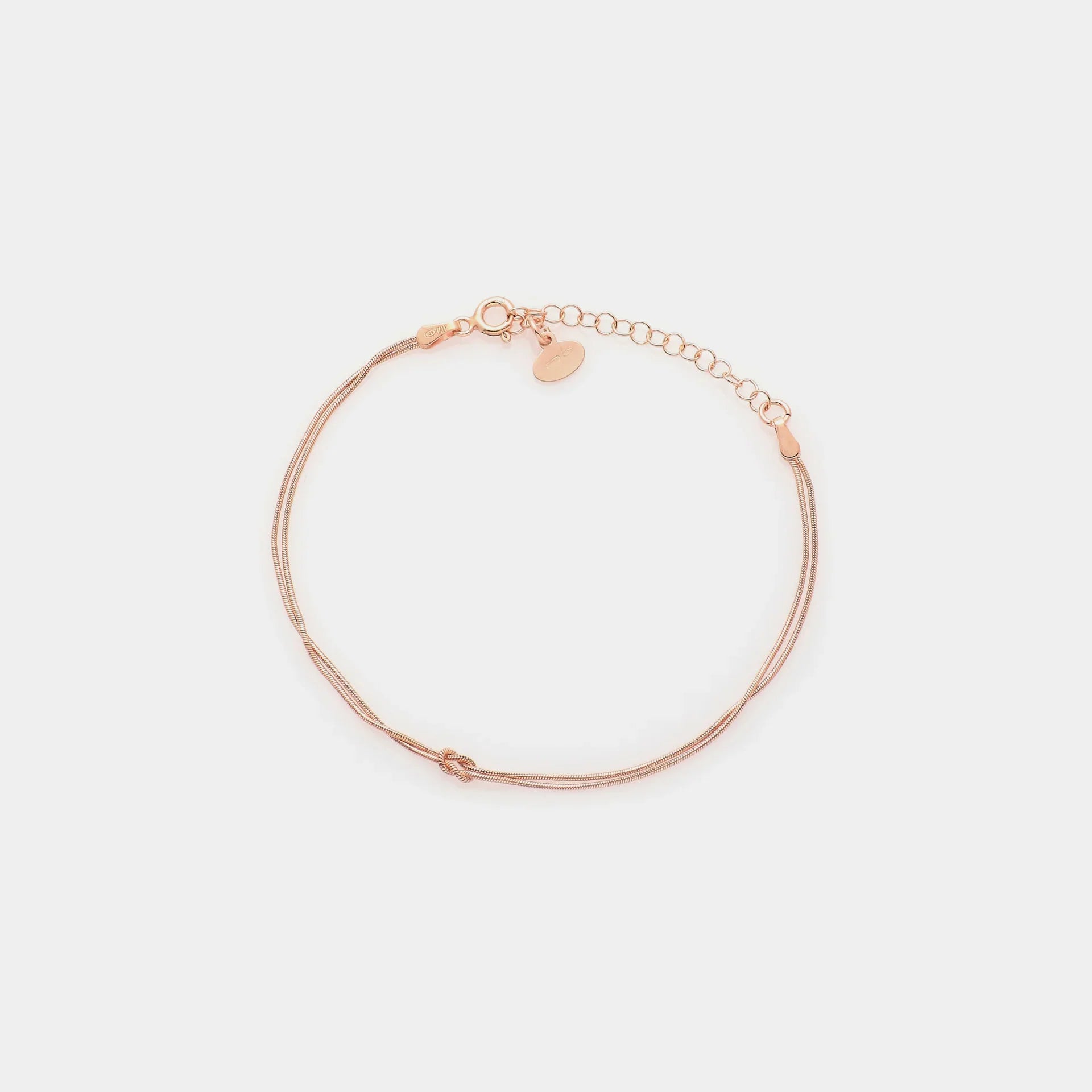 Soft Infinity Bracelet in 925 Silver