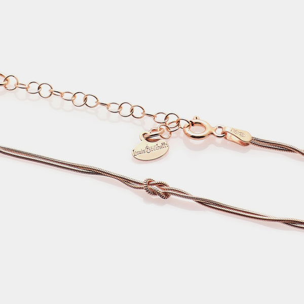 Bracciale Infinito Morbido in Argento 925