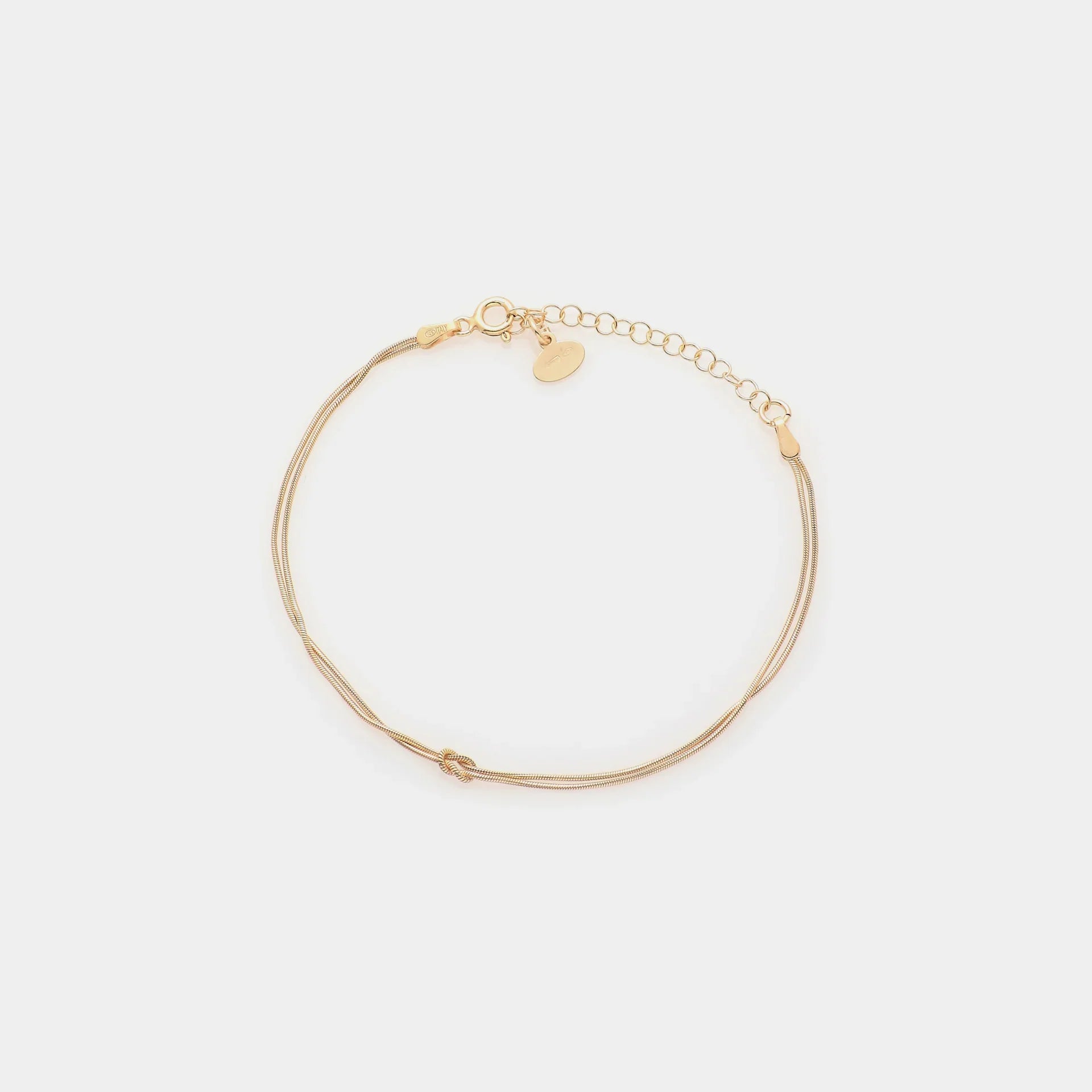 Soft Infinity Bracelet in 925 Silver