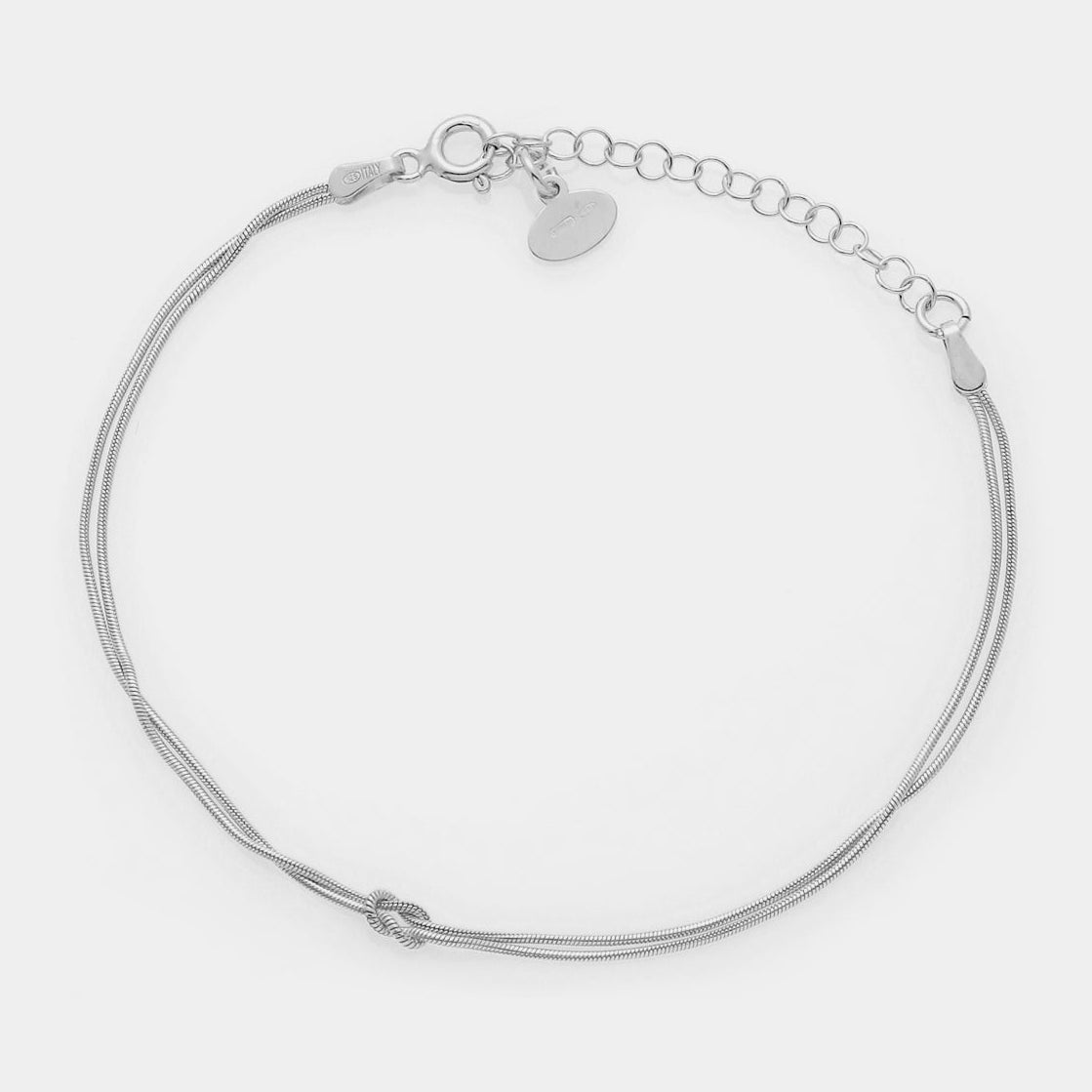 Soft Infinity Bracelet in 925 Silver