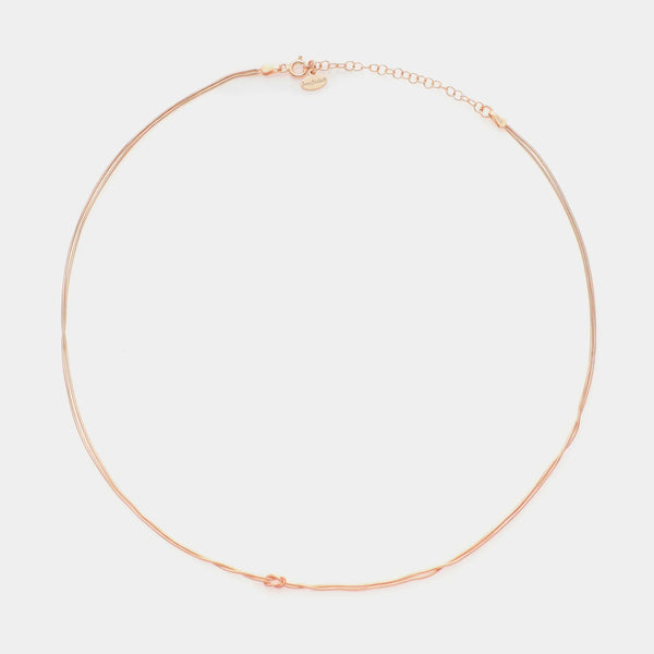 Soft Infinity Necklace in 925 Silver