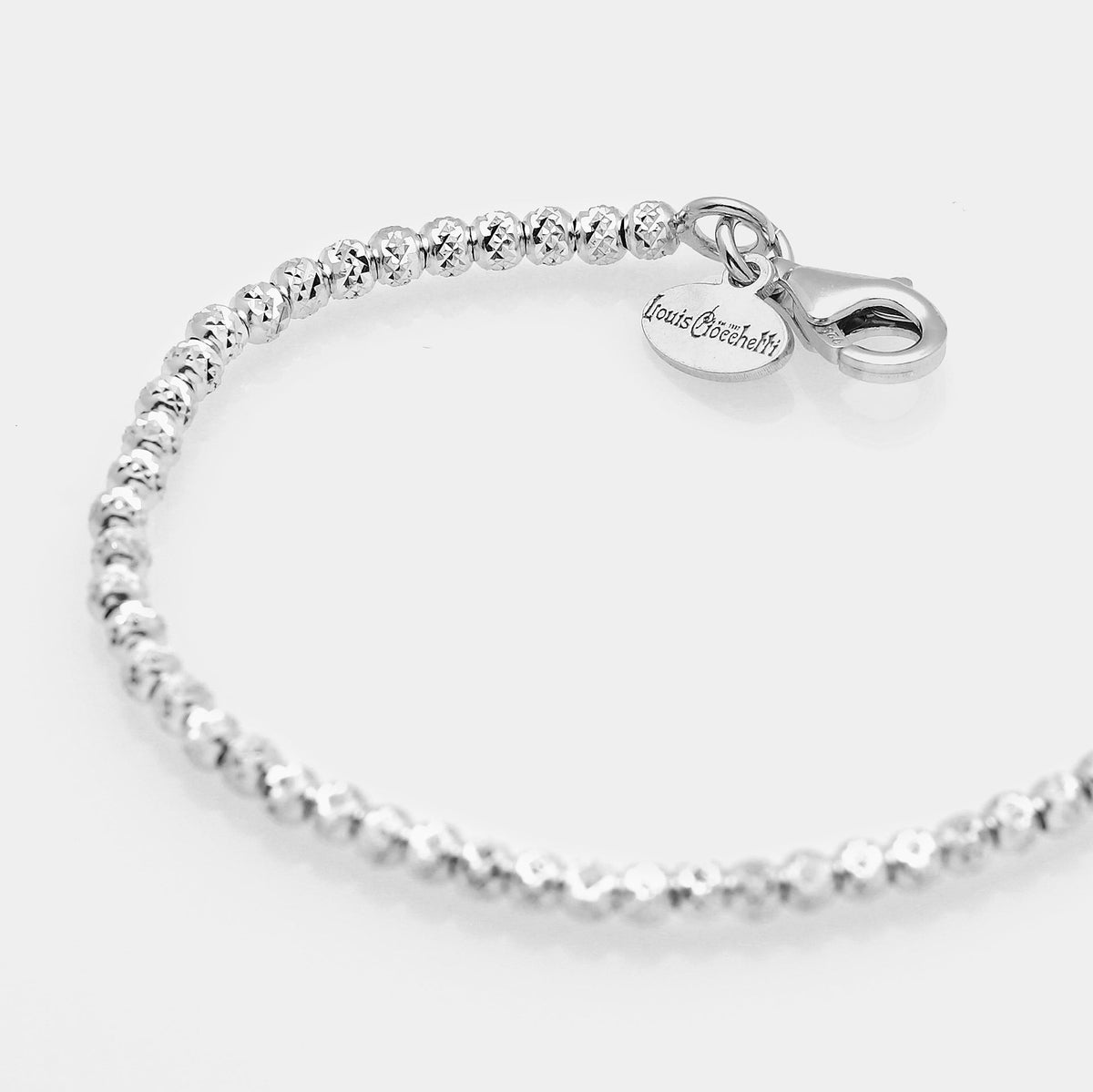 Natural silver necklace ref. LC18