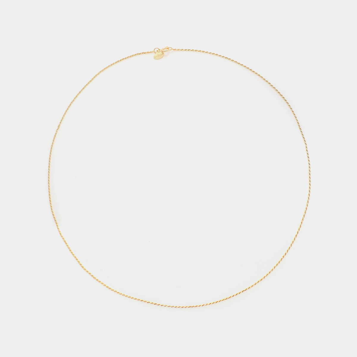 Twisted Diamond Chain in Gold-Plated Silver