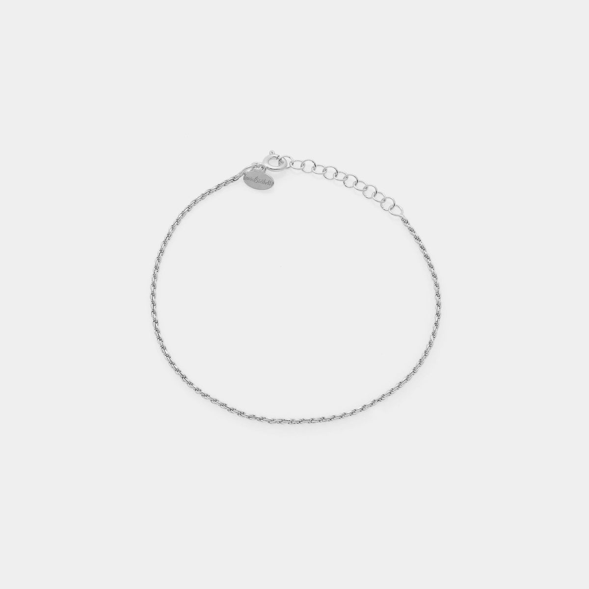 TORCHON DIAMANTATED Silver Plated Bracelet ref. LC197