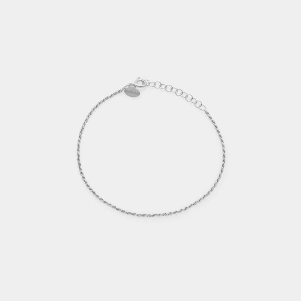TORCHON DIAMANTATED Silver Plated Bracelet ref. LC197