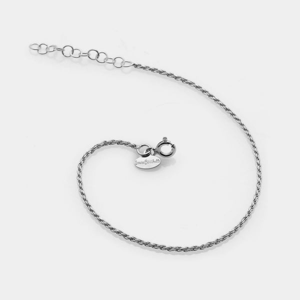Pulsera de Plata de Ley TORCHON DIAMANTADA ref. LC197