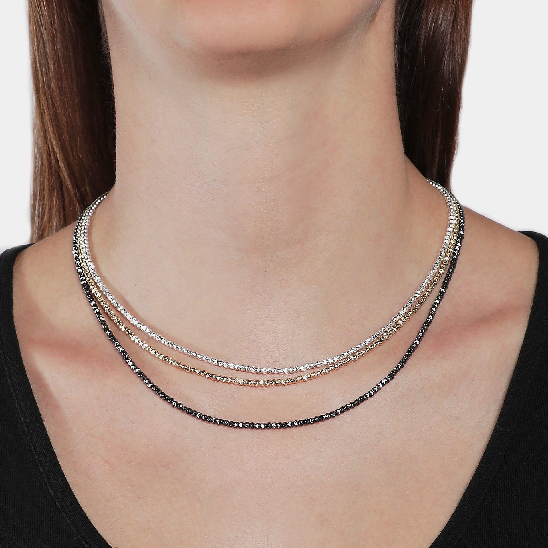 Gold-plated silver necklace ref. LC20