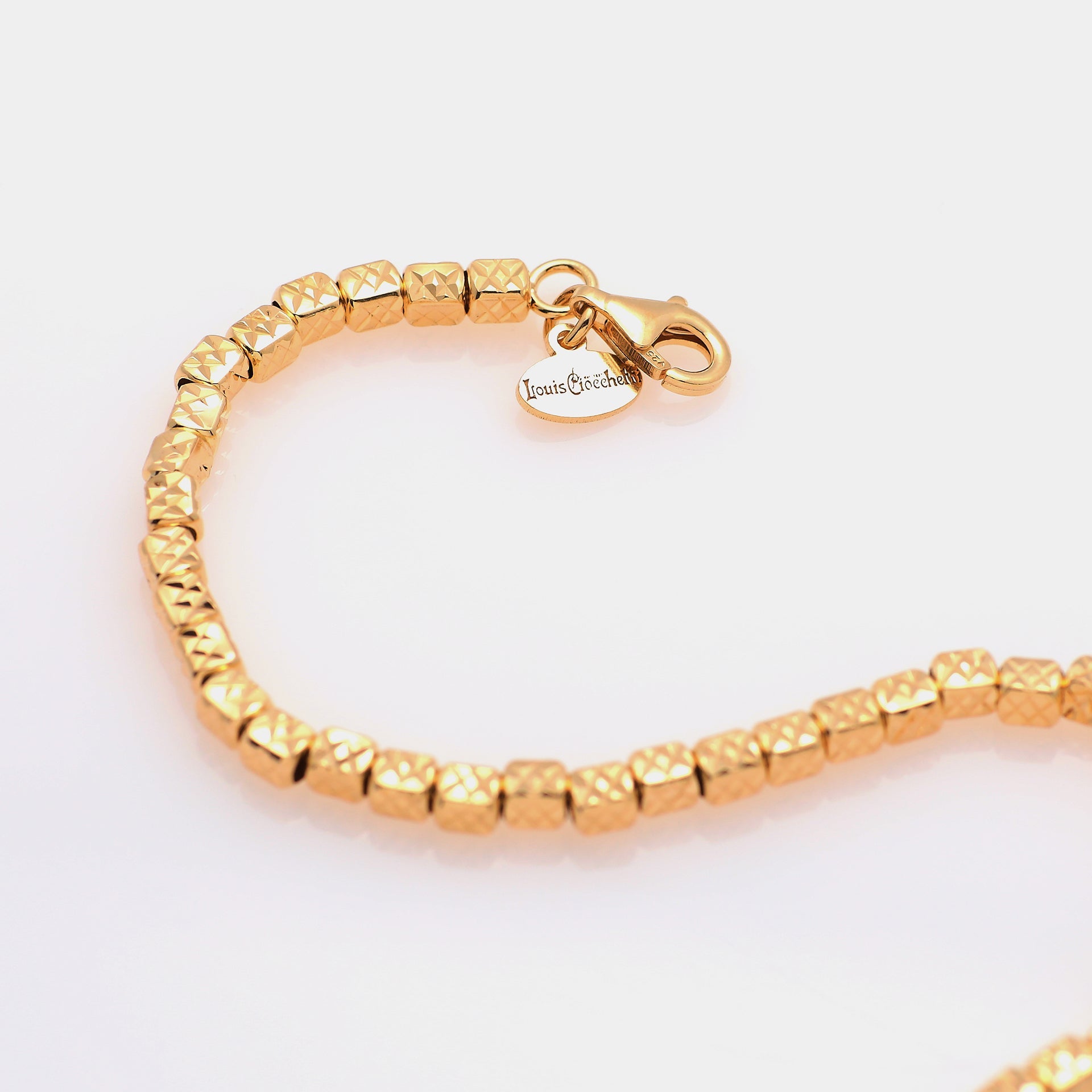 Gold-plated silver necklace ref. LC27