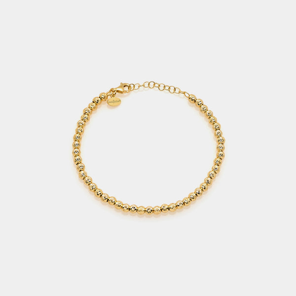 Silver bracelet plated in yellow gold ref. LC33