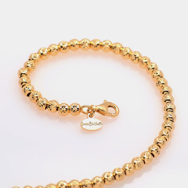 Silver bracelet plated in yellow gold ref. LC33