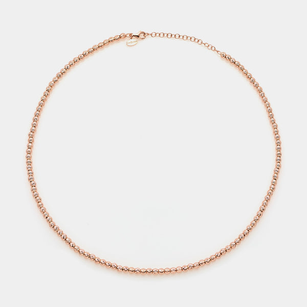 Rose Gold Plated Silver Necklace ref. LC37