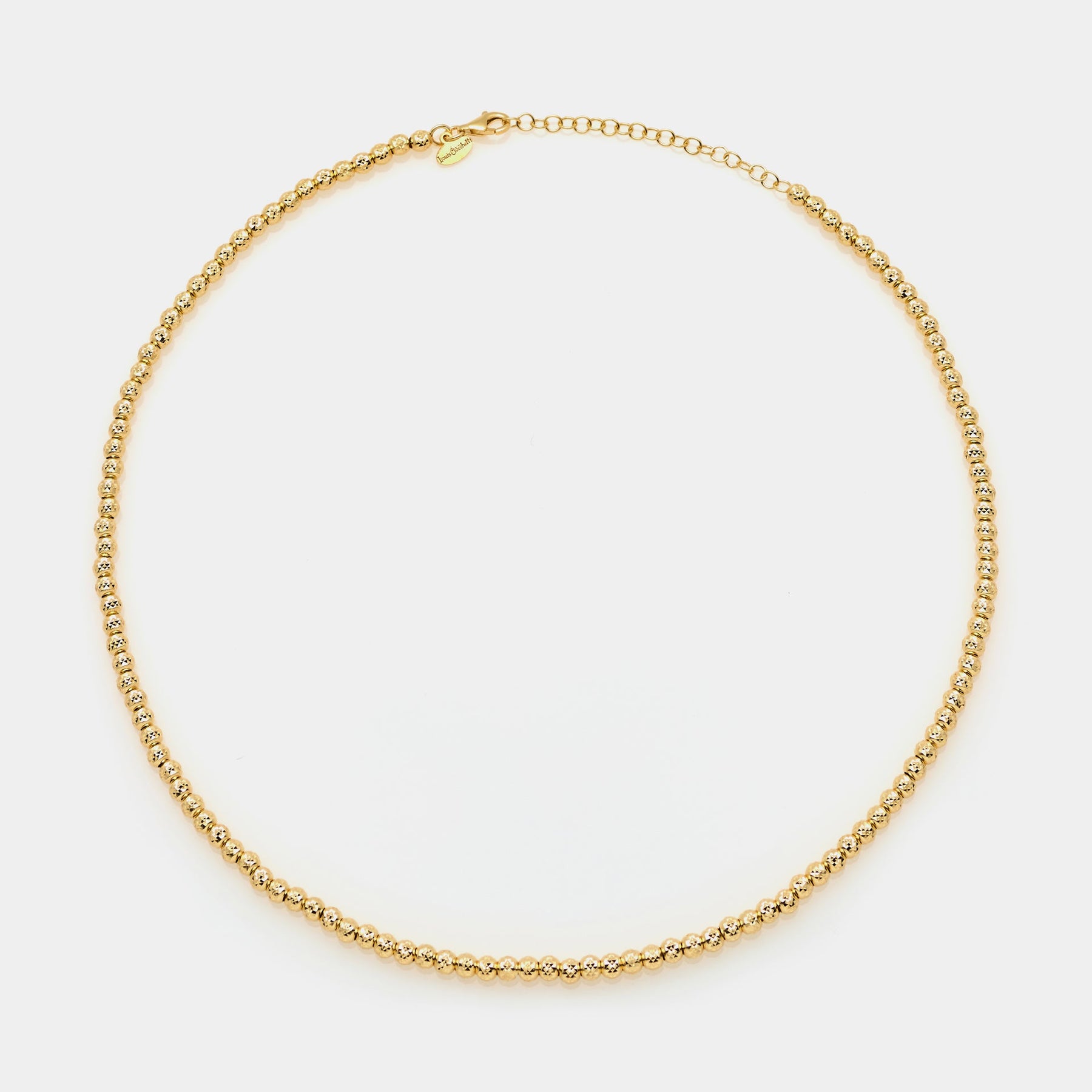 Gold-plated silver necklace ref. LC38