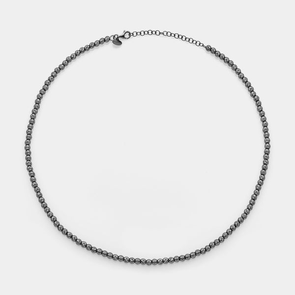 Collar de plata cepillada ref. LC39
