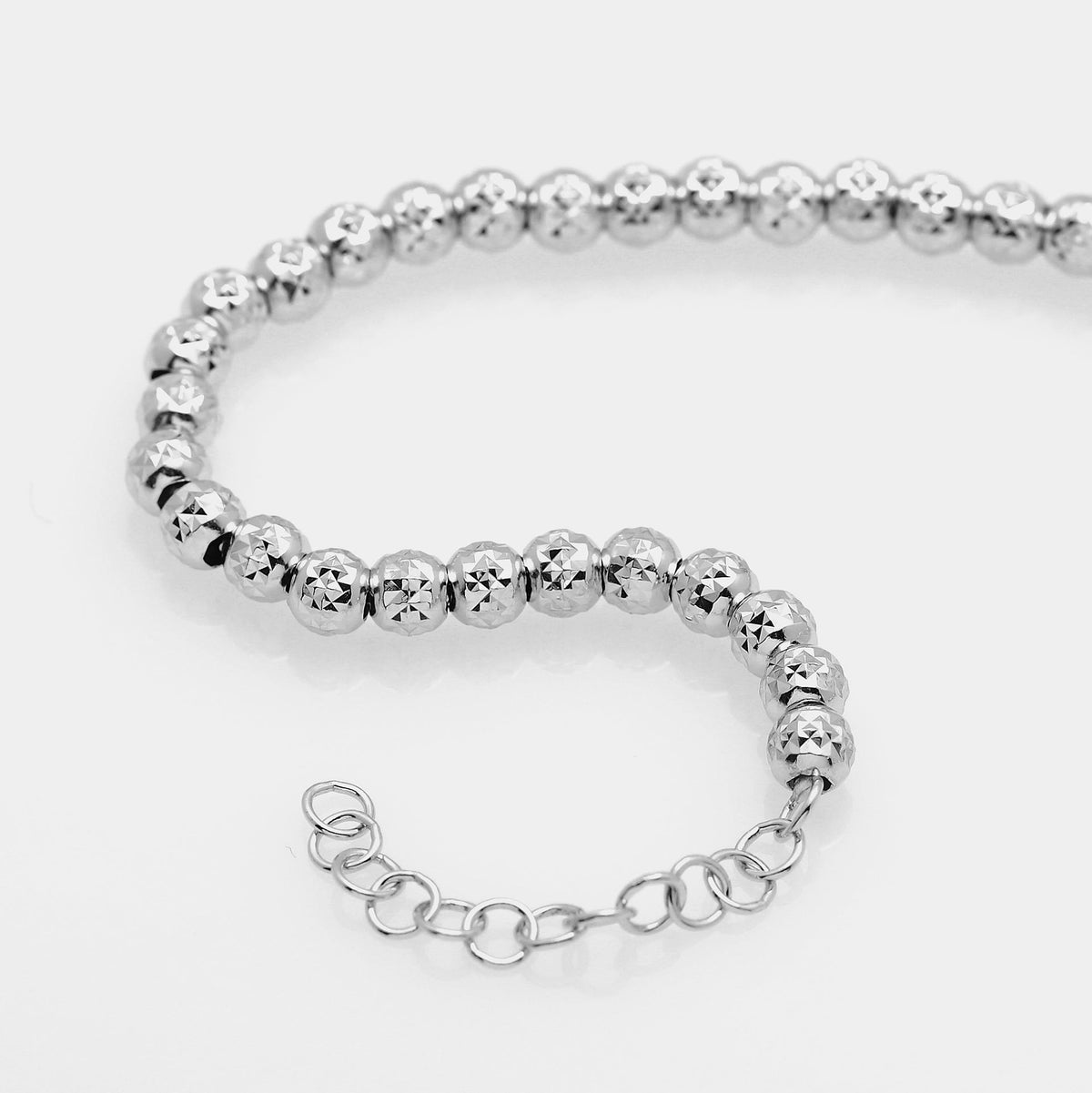 Rhodium-plated silver necklace ref. LC40
