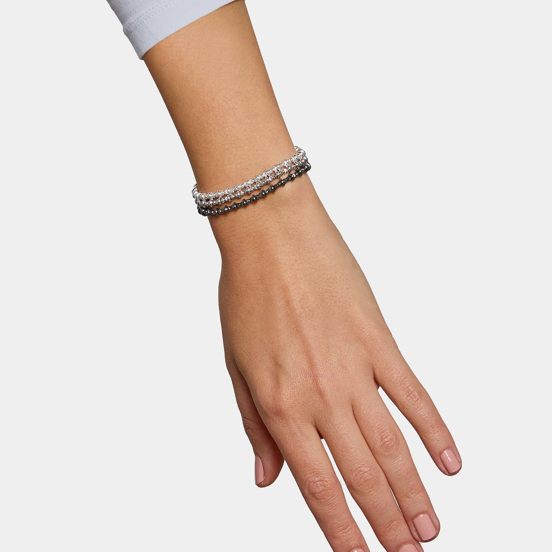 Natural Silver Bracelet ref. LC4