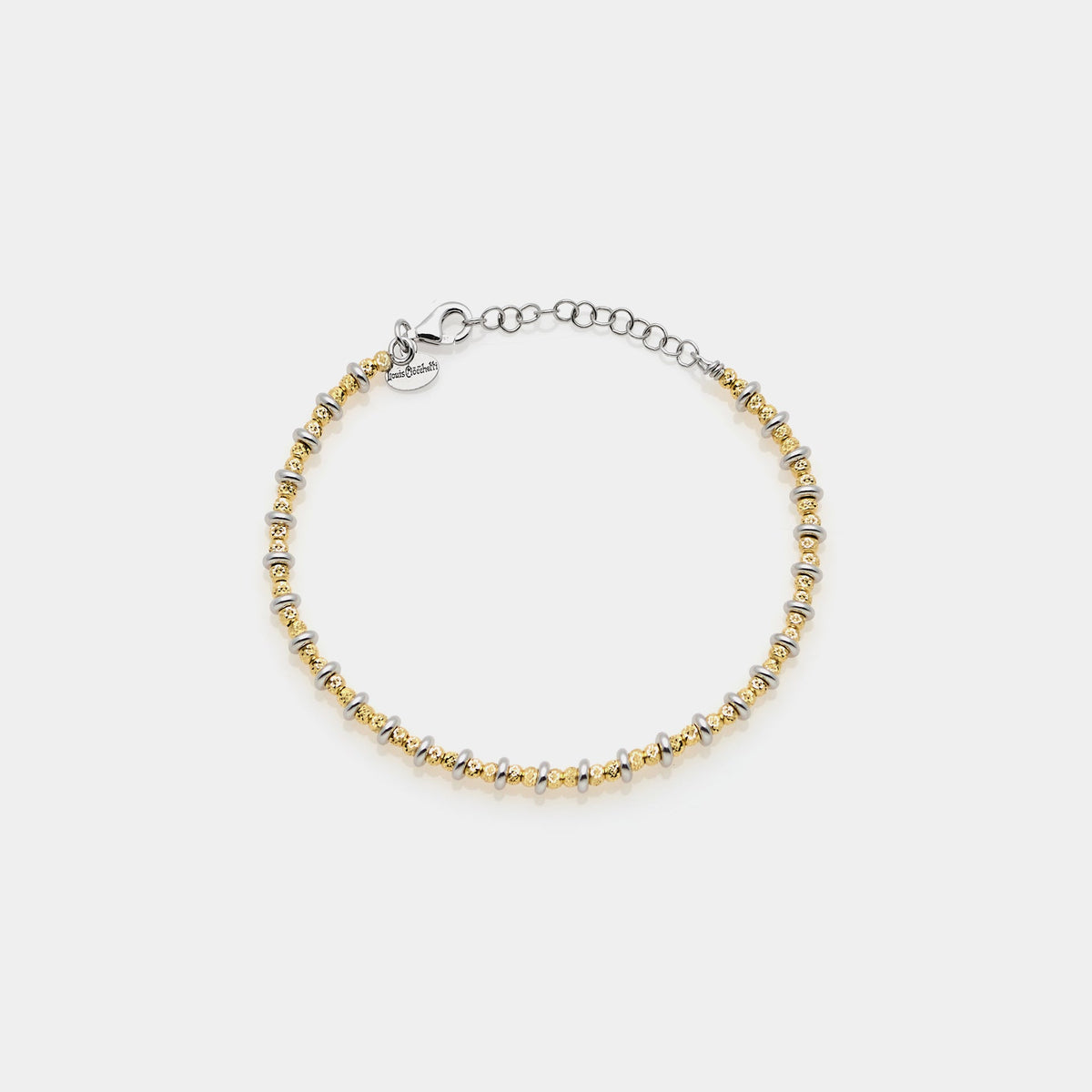 Two-tone silver bracelet ref. LC61