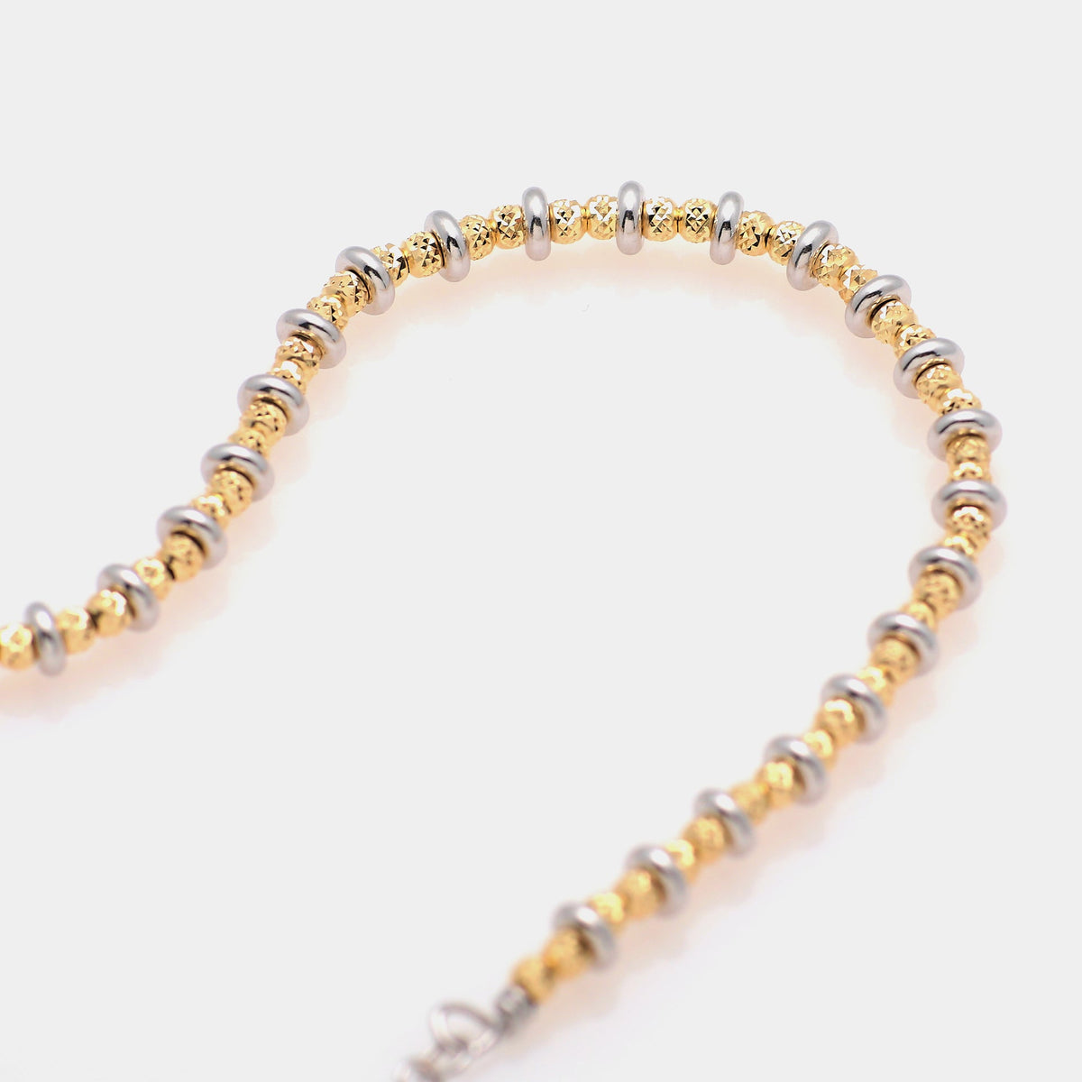 Two-tone silver bracelet ref. LC61