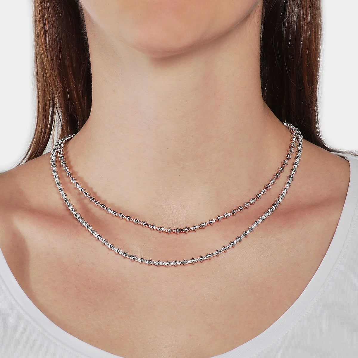Multicolor Silver Necklace ref. LC66