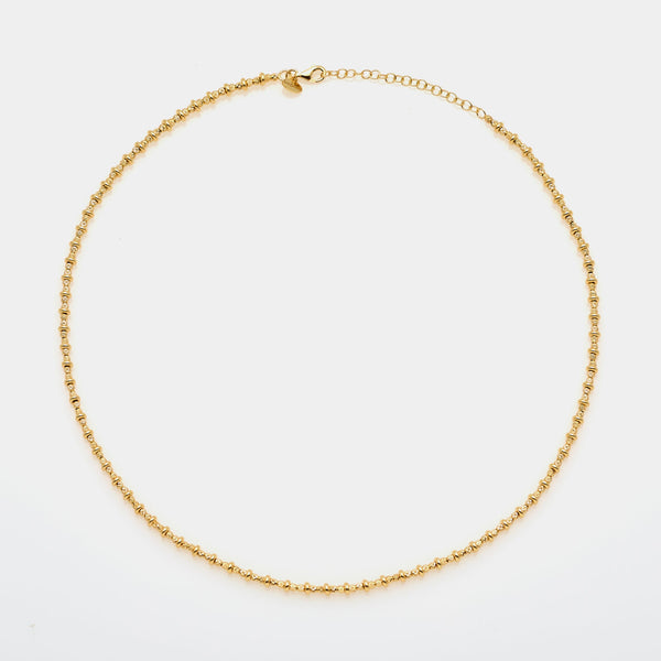 Collar de plata chapado en oro amarillo ref. LC6
