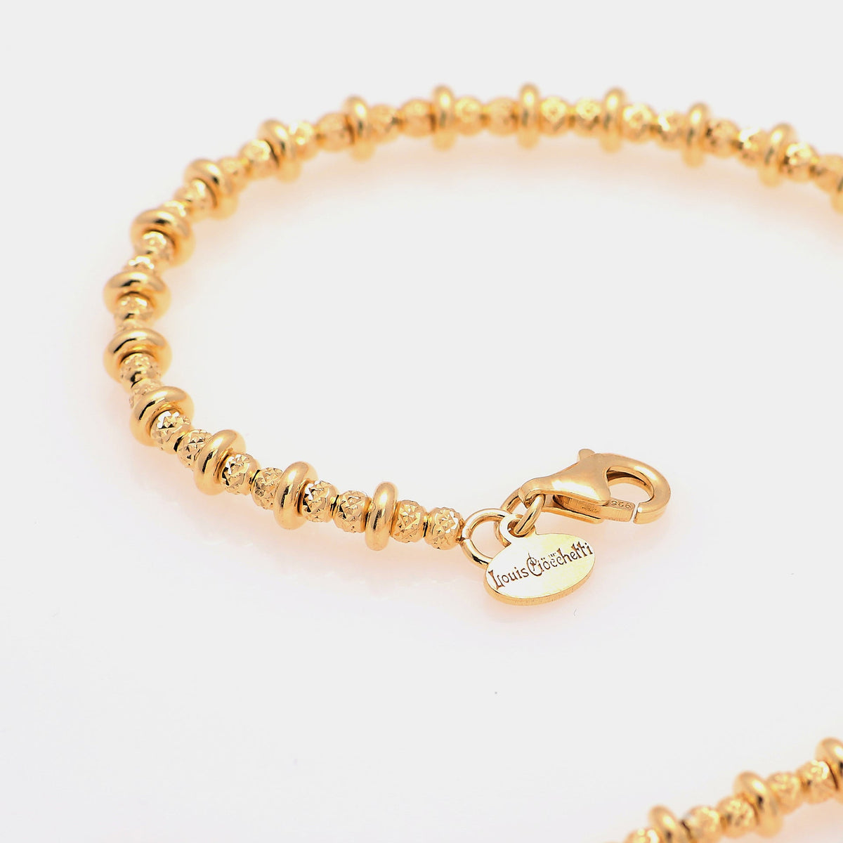 Yellow gold plated silver necklace ref. LC6