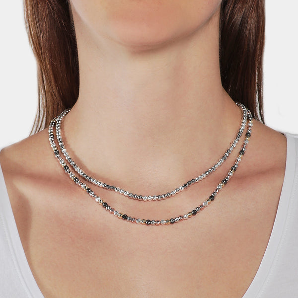 Collar de plata multicolor ref. LC73