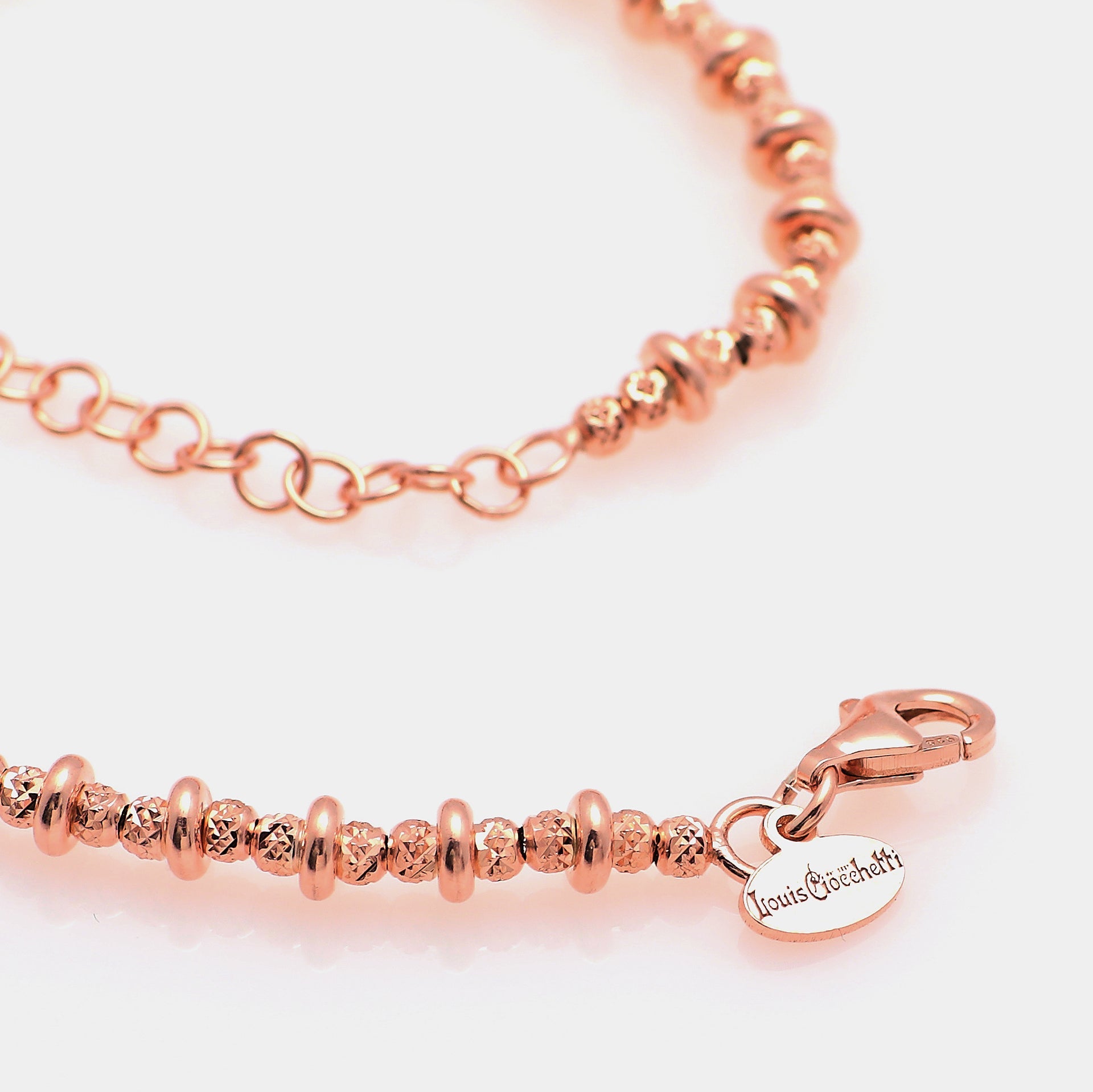 Rose Gold Plated Silver Necklace ref. LC8