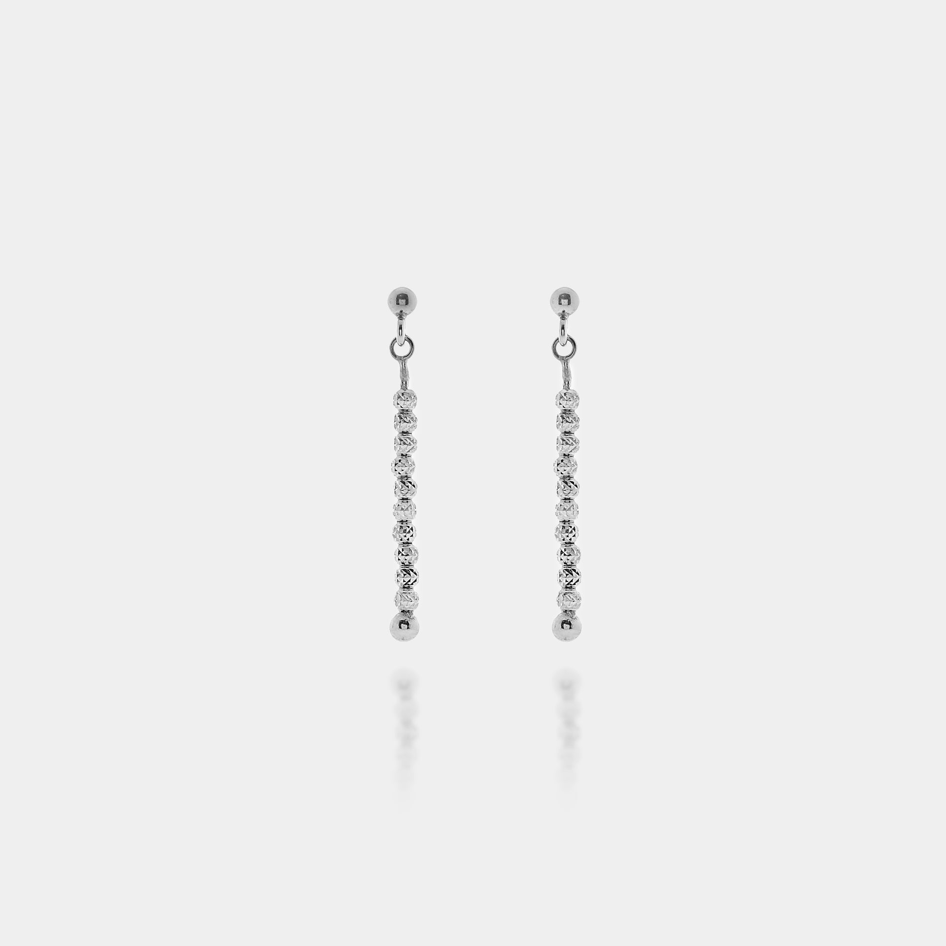 Orecchini in argento naturale pendenti ref. LC93
