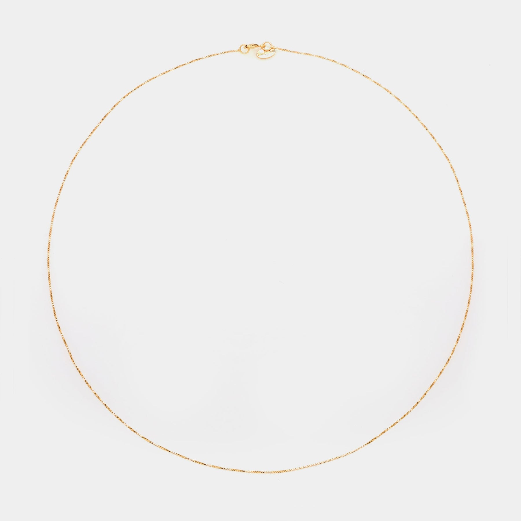 VENETIAN link chain in gold-plated silver