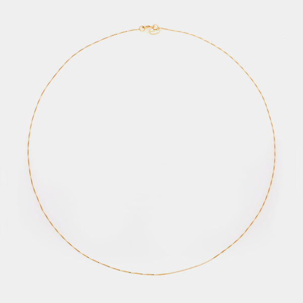 VENETIAN link chain in gold-plated silver