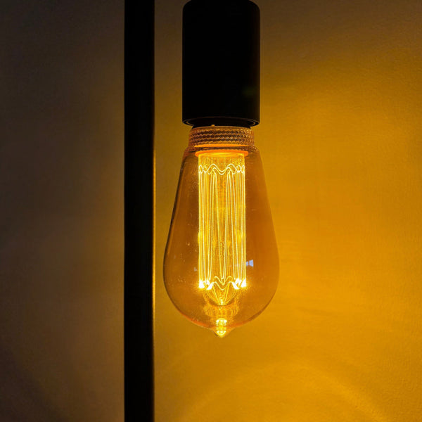 LED filament lichtbron L504G E27, 3-staps dimbaar, 1800K extra warmwit sfeerlicht