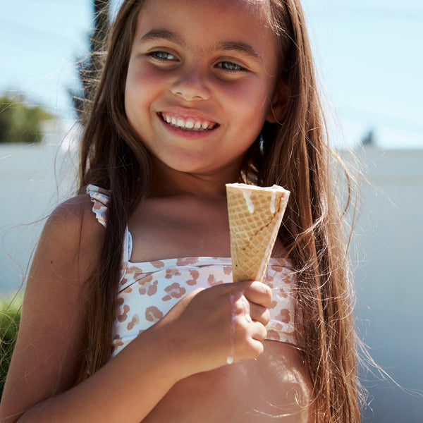 Leopard | Bež UV Bikini za Dekleta