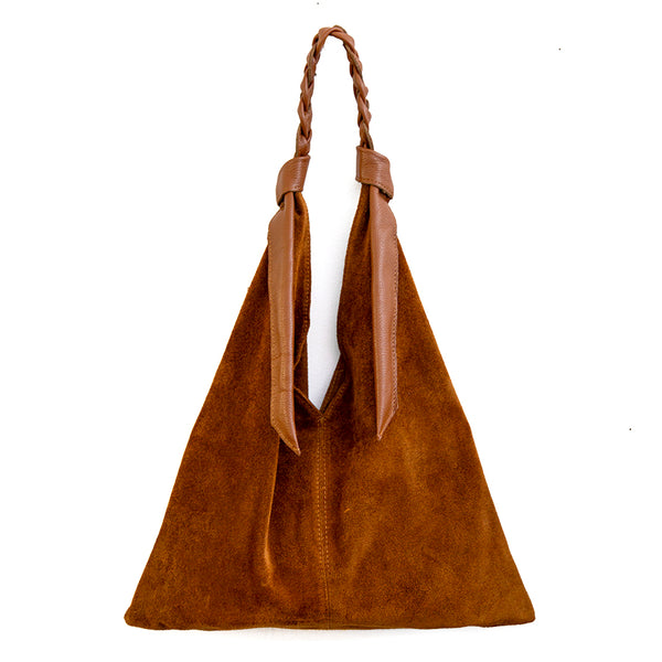 LIANA - Suede and leather bag