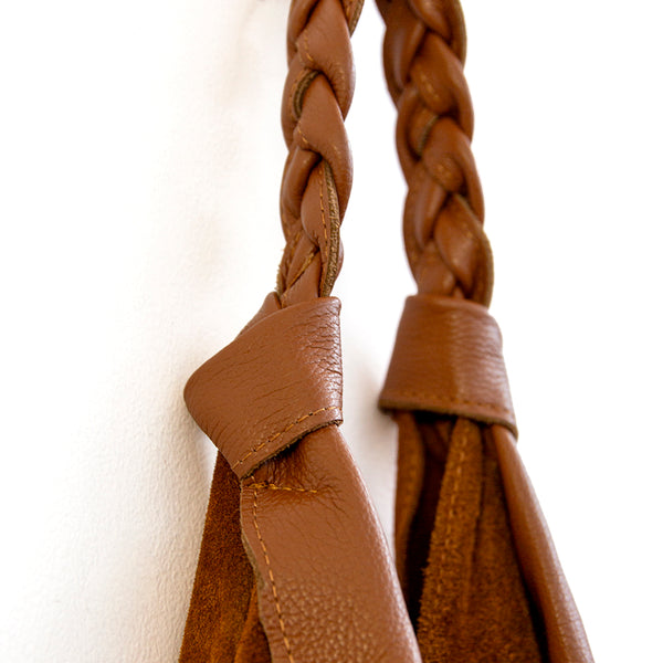 LIANA - Suede and leather bag