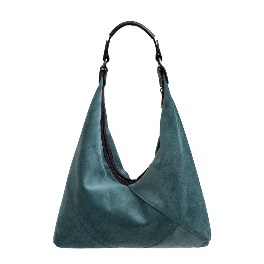 LISA - Teal Suede Bag