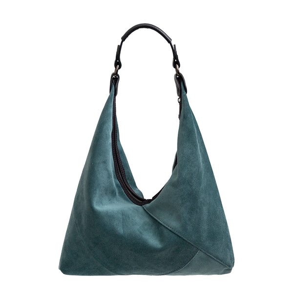 LISA - Teal Suede Bag