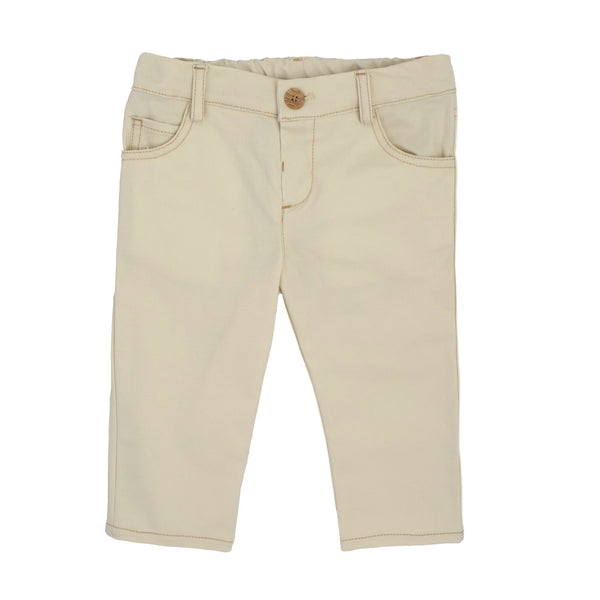 PANTALONE 5 TASCHE PANNA