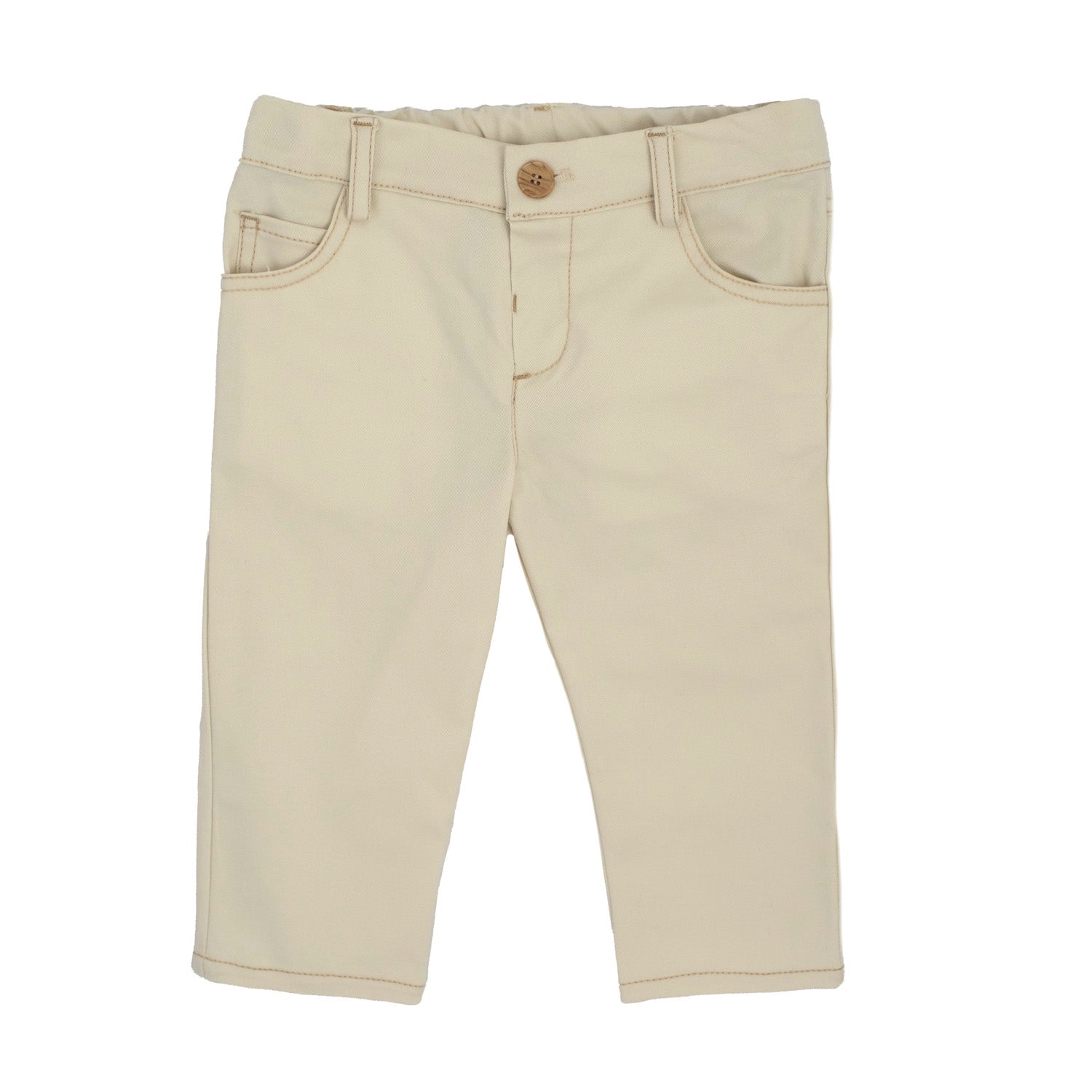 PANTALONE 5 TASCHE PANNA