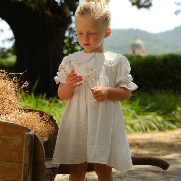 ABITO VISCOSA COLLETTO E MANICA A SBUFFO