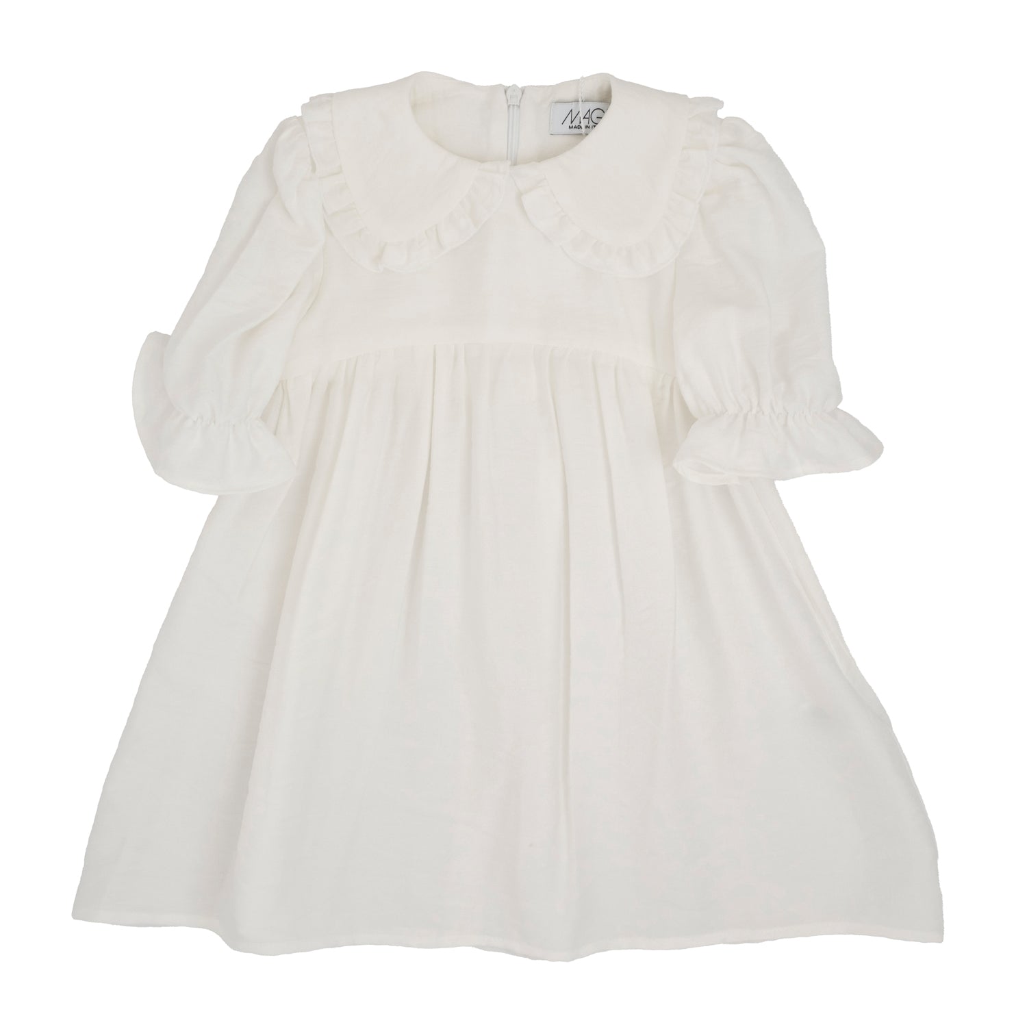 ABITO VISCOSA COLLETTO E MANICA A SBUFFO