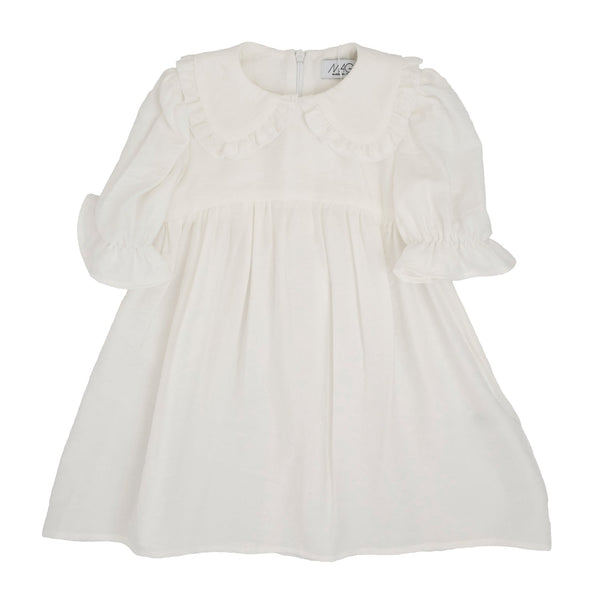 ABITO VISCOSA COLLETTO E MANICA A SBUFFO