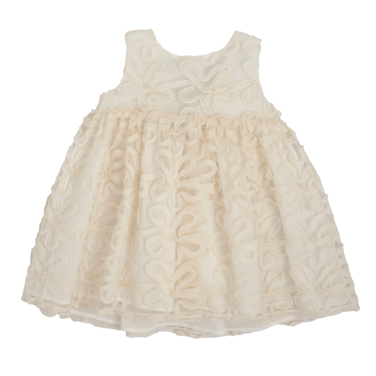ABITO TULLE CON RICAMO