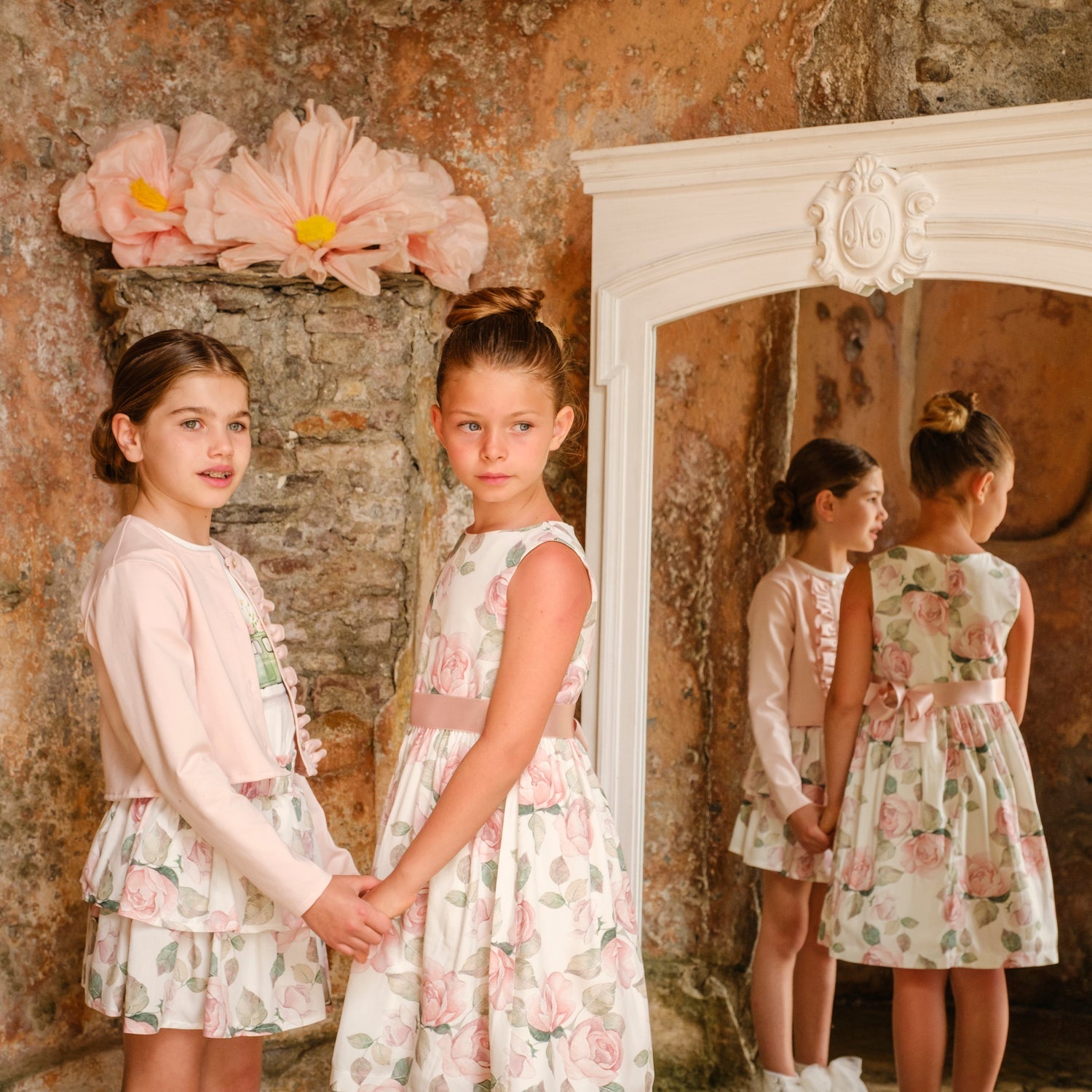 ABITO STAMPATO CON CINTURA