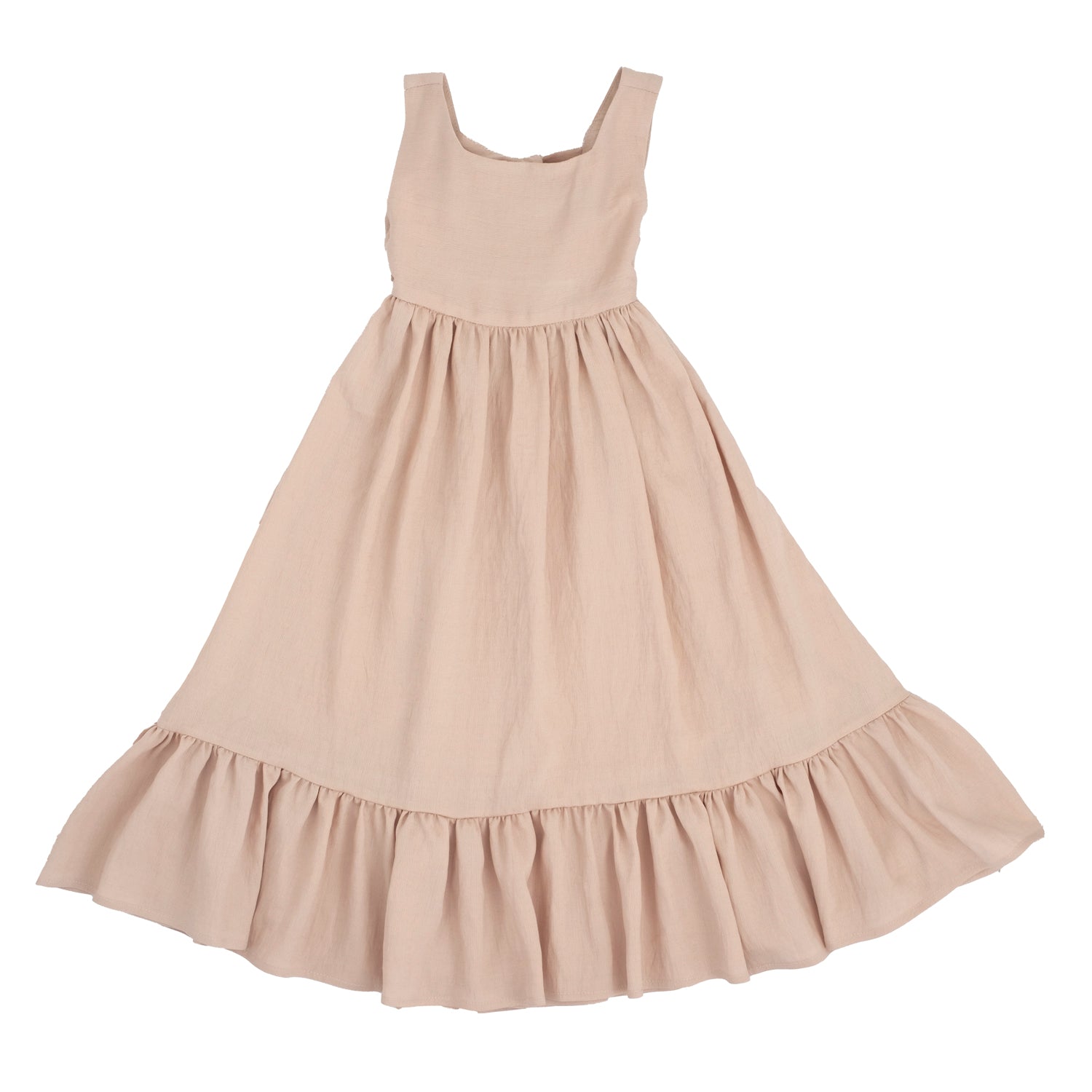 ABITO LUNGO IN VISCOSA CON FIOCCO