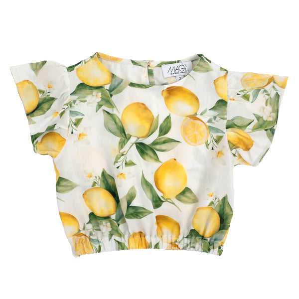 TOP STAMPATO IN VISCOSA