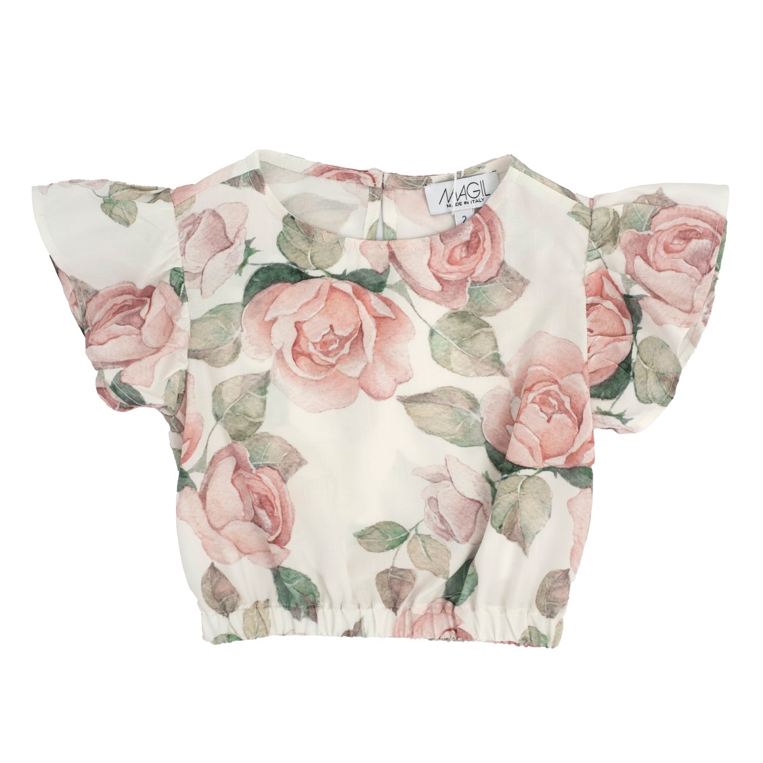 TOP STAMPATO IN VISCOSA